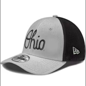 New Era Mens 2t script logo Ohio State hat,M/L